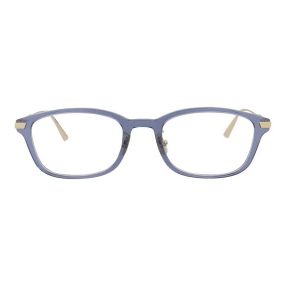 Dior Womens Square/Rectangle Blue Gold Transparent Fashion Designer Eyewear - Picture 1 of 4